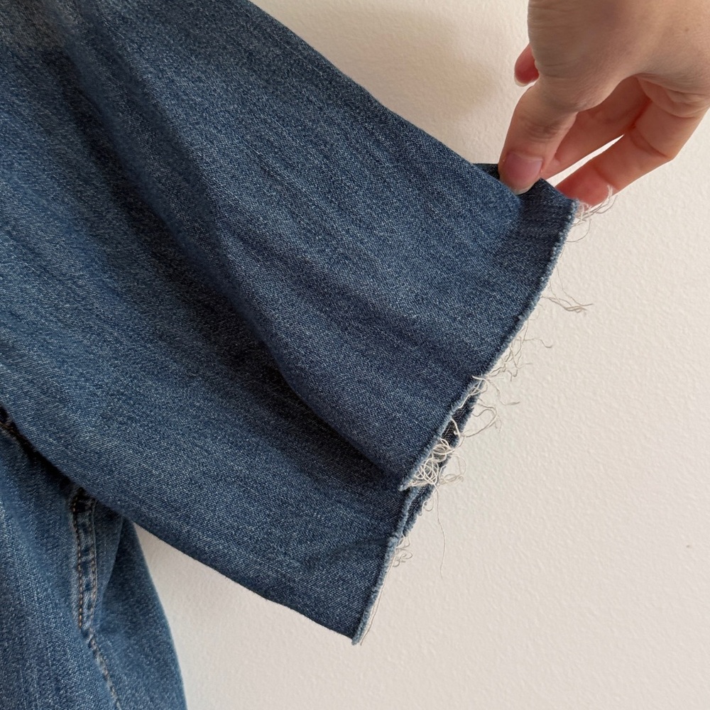 one of a kind mismatch denim button down - Picture 4 of 4